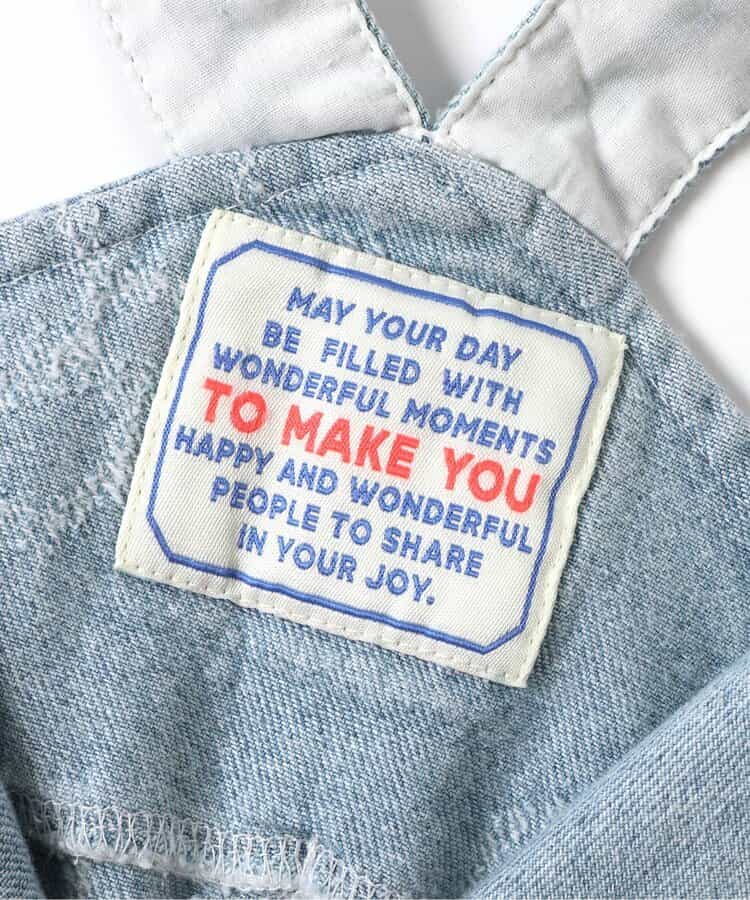 日本童裝|花卉牛仔夾克裙