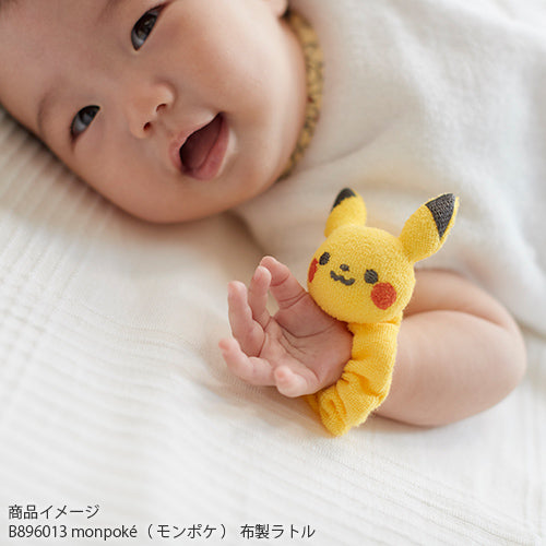 日本直送|Monpoké 比卡超初生嬰兒手腕搖鈴