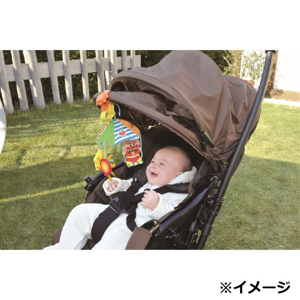 日本直送|麵包超人嬰兒車吊飾玩具