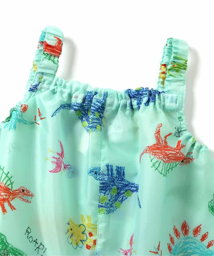 日本童裝|蠟筆畫恐龍遊戲服