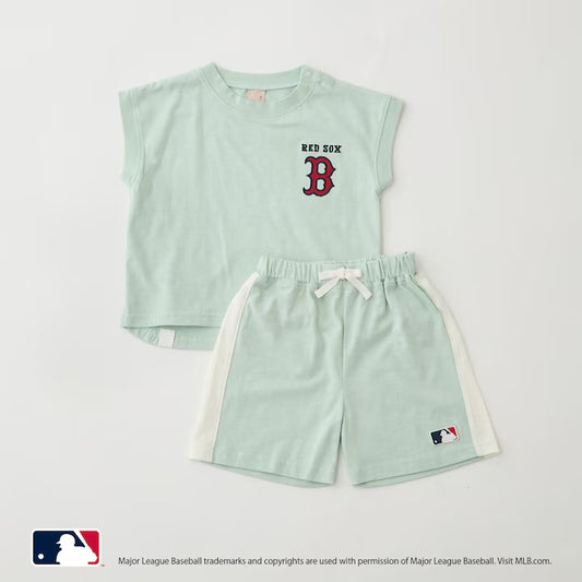 日本童裝|Petit Main MLB無袖套裝