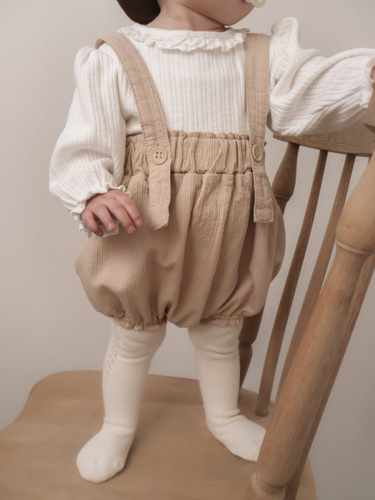 韓國童裝|復古吊帶南瓜褲 MM14