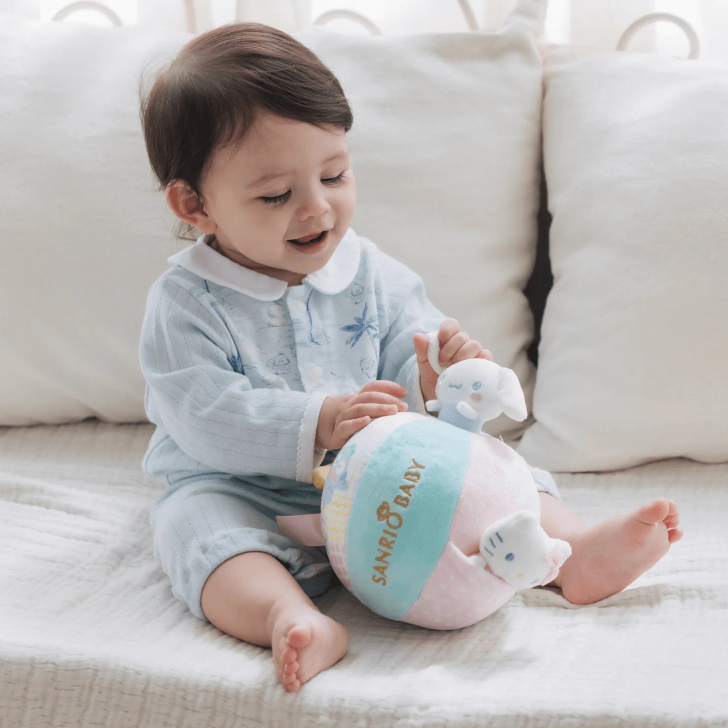 日本直送|Sanrio Baby 可洗毛公仔嬰兒球玩具