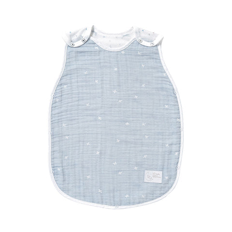日本製|10mois PATTO MOTTO COOL minori 兒童睡袋(附網面) Blue House
