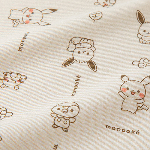 日本直送|Monpoke初生禮盒|連身衣+口水肩+比卡超搖鈴