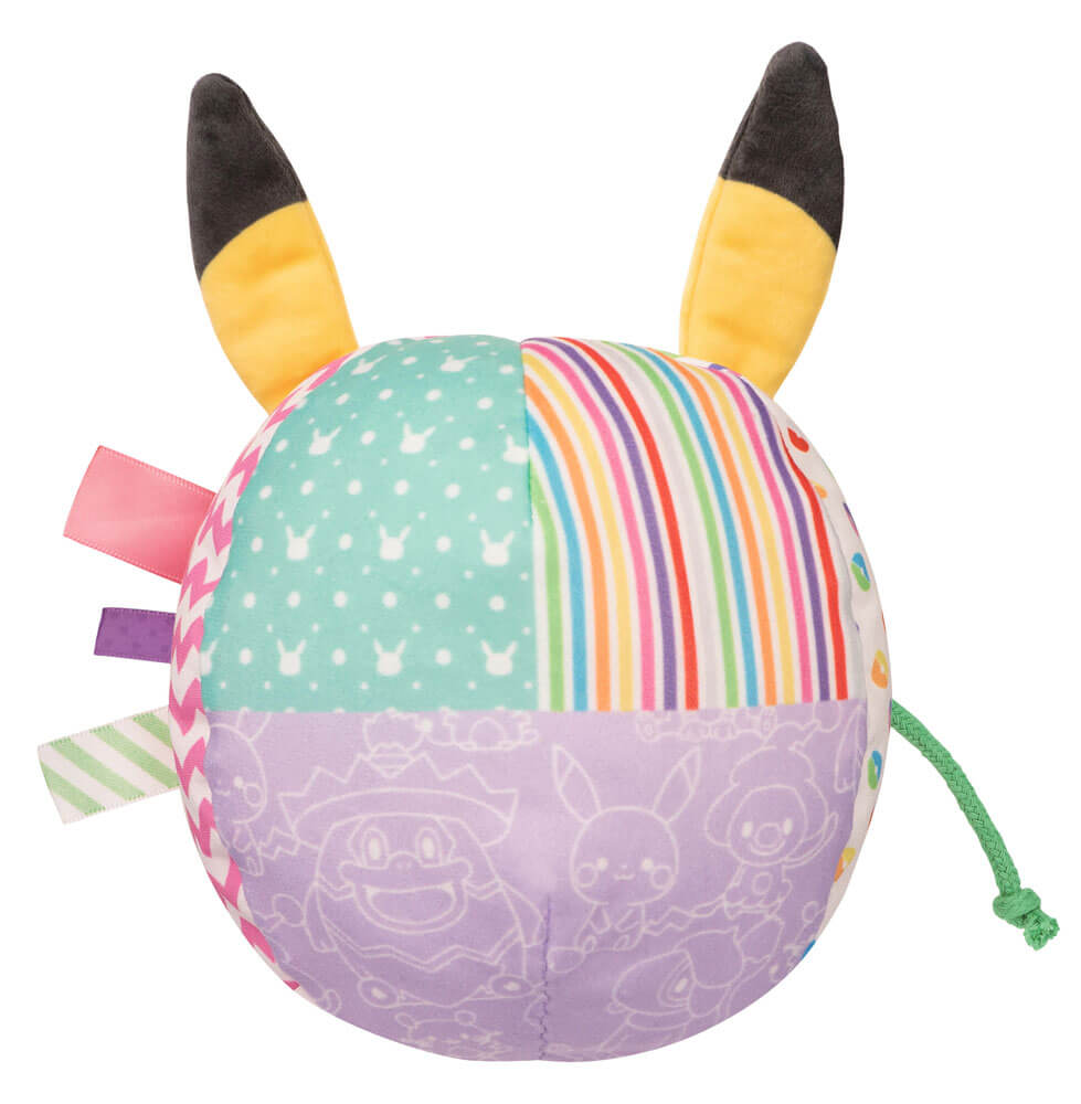 日本直送|Monpoké 初次接觸柔軟比卡超球|3個月以上適用|多重觸感安撫玩具