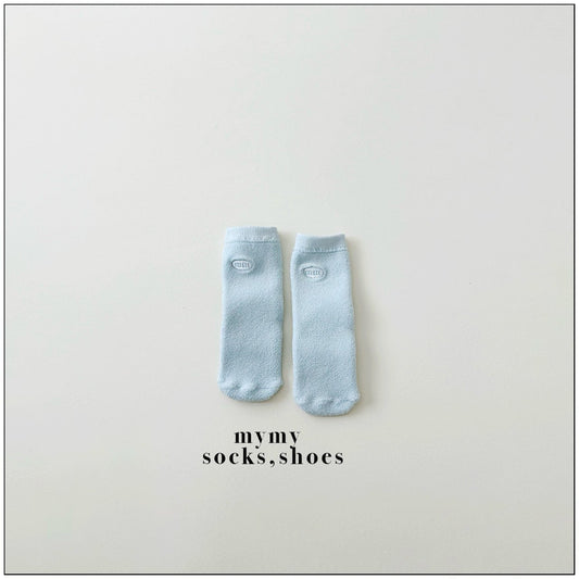 韓國直送|雲朵毛圈寶寶襪 | 馬卡龍色系嬰兒襪 MS14