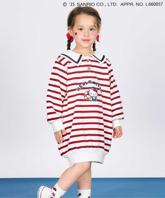 日本童裝|Hello Kitty水手服連身裙