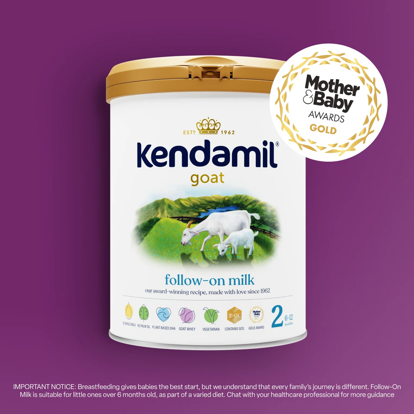Kendamil Goat Follow On Milk 800g