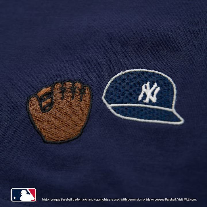 日本童裝｜Petit Main MLB 徽章T恤