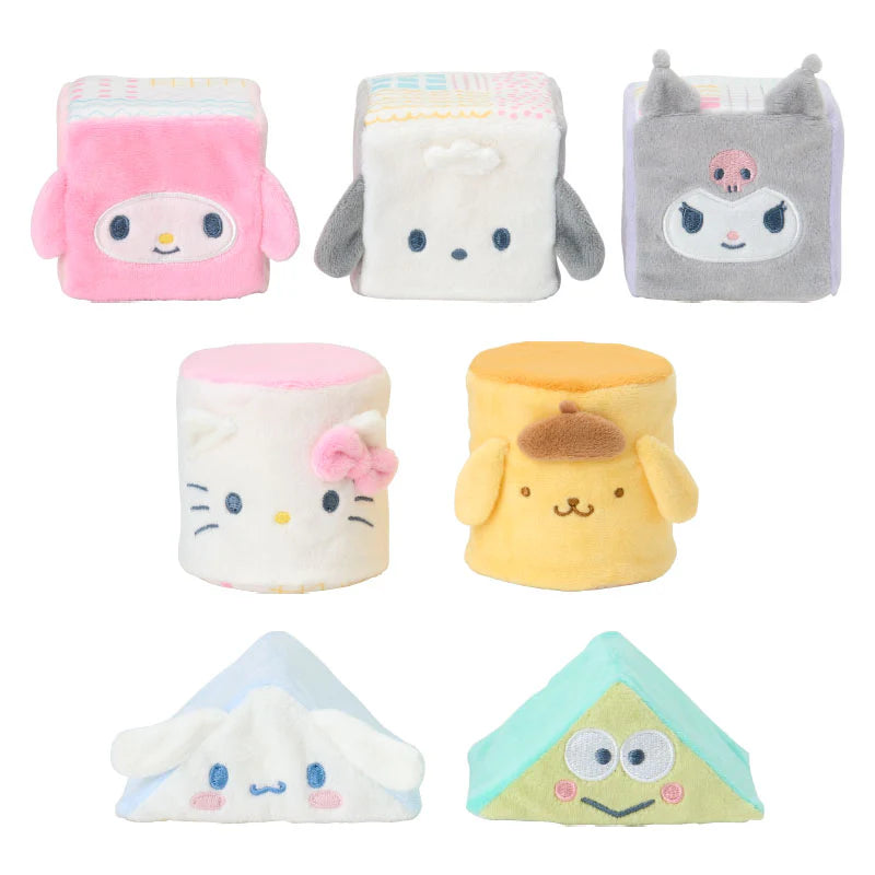 日本直送｜Sanrio Baby 毛公仔軟積木套裝/禮盒