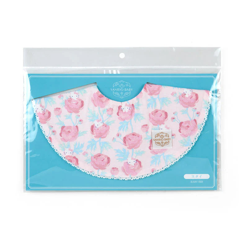 日本直送｜Sanrio Baby 360度圓邊口水肩-Hello Kitty