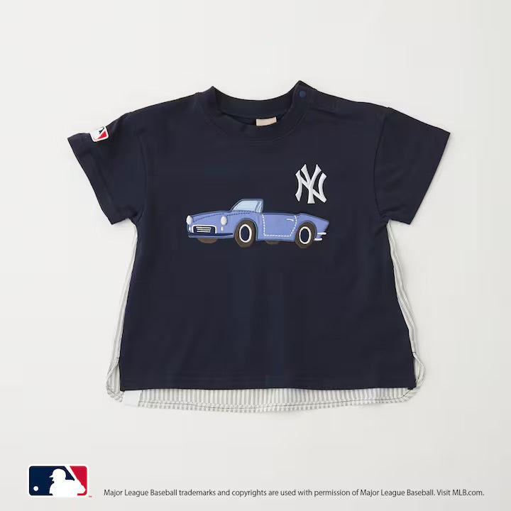 日本童裝｜Petit Main MLB汽車貼花T裇