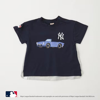 日本童裝｜Petit Main MLB汽車貼花T裇