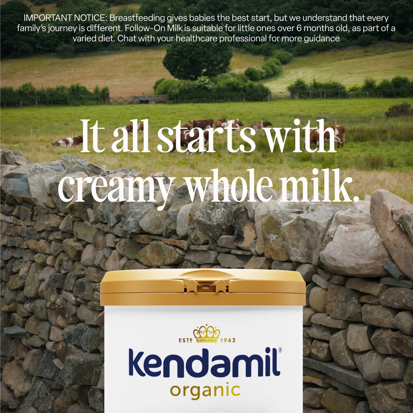 英國直送｜Kendamil Organic First Infant Milk 800g