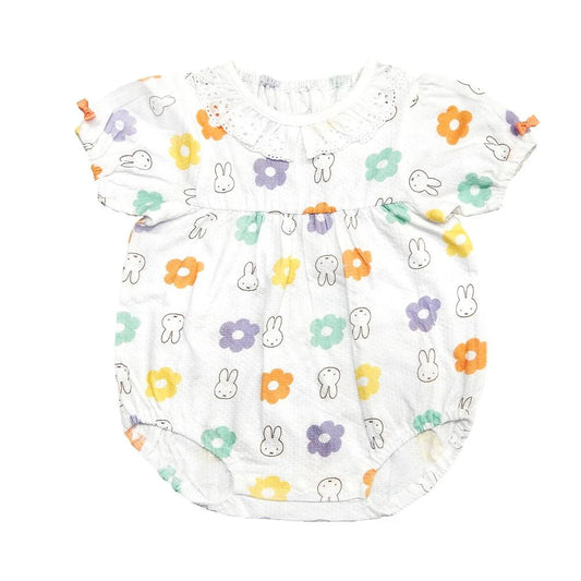 2026春夏新品｜Miffy彩色花花短袖包屁