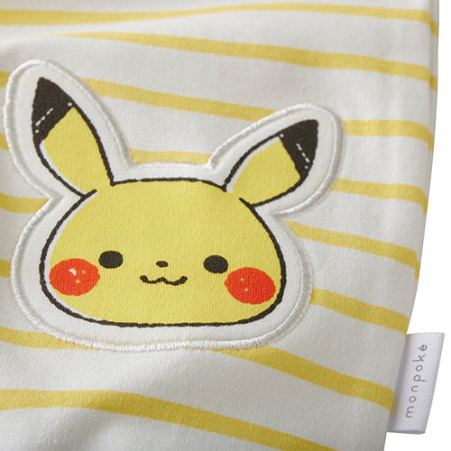 日本直送｜Monpoké 條紋純棉連身衣（70-80cm）
