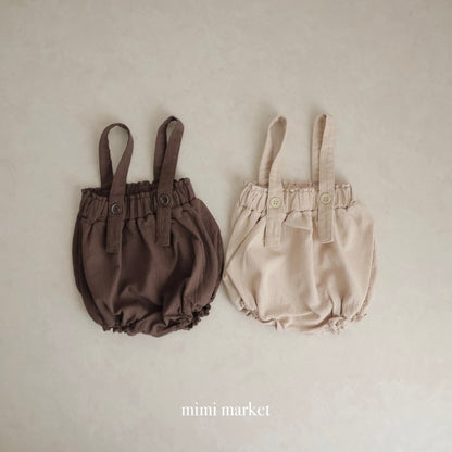 韓國童裝｜復古吊帶南瓜褲 MM14