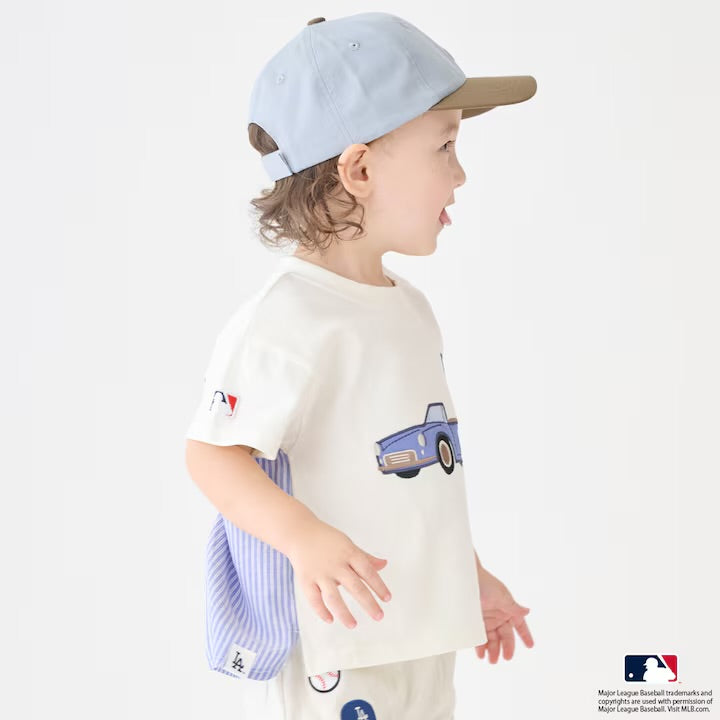 日本童裝｜Petit Main MLB汽車貼花T裇