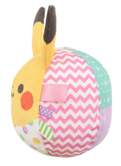 日本直送｜Monpoké 初次接觸柔軟比卡超球｜3個月以上適用｜多重觸感安撫玩具