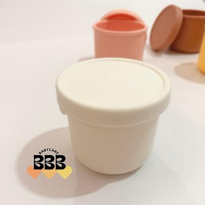 [預購] BBB Babycare寶寶矽膠圓形食物儲存盒