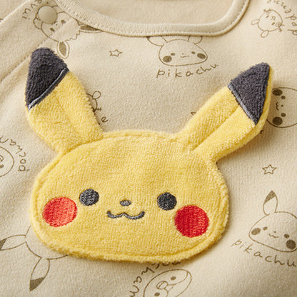 日本直送｜Monpoké 立體比卡超大頭純棉連身衣（70-80cm）