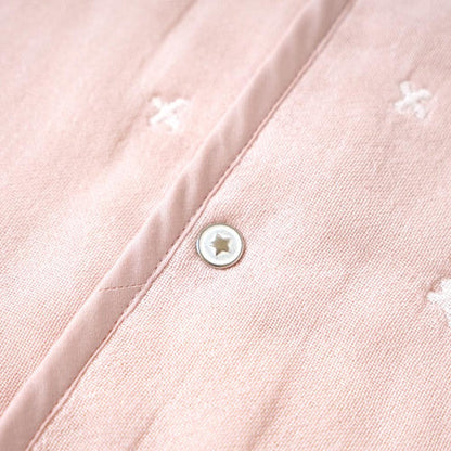 日本製｜6way 六重紗柔軟嬰兒睡袋｜姓名刺繡