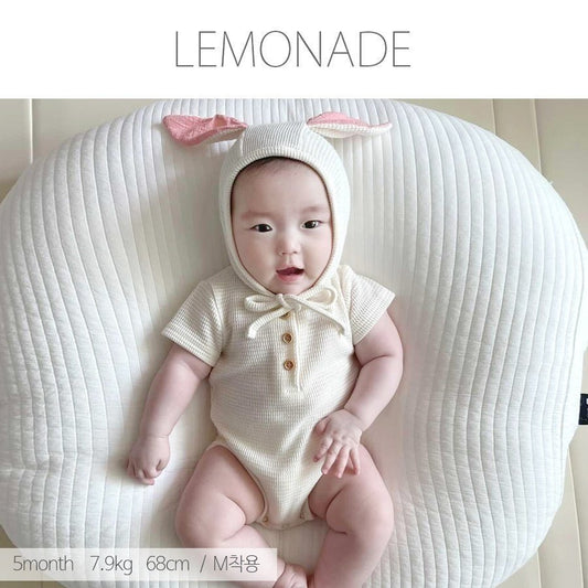 韓國童裝｜熊仔/小兔短袖包屁（連帽）LE14