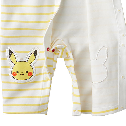 日本直送｜Monpoké 條紋純棉連身衣（70-80cm）
