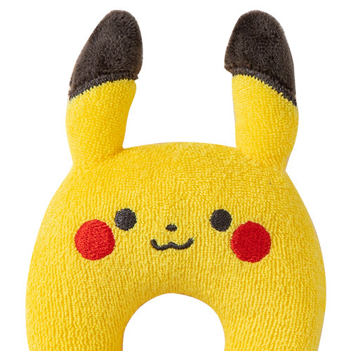 日本直送｜Monpoke初生禮盒｜連身衣+口水肩+比卡超搖鈴