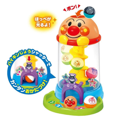 日本直送｜麵包超人聲光滾球塔