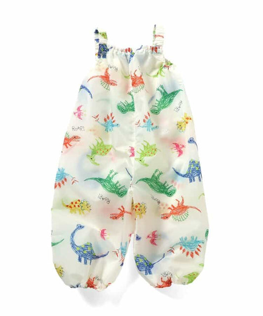 日本童裝｜蠟筆畫恐龍遊戲服