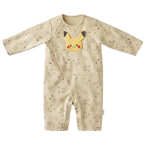 日本直送｜Monpoké 立體比卡超大頭純棉連身衣（70-80cm）