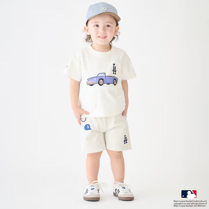 日本童裝｜Petit Main MLB汽車貼花T裇
