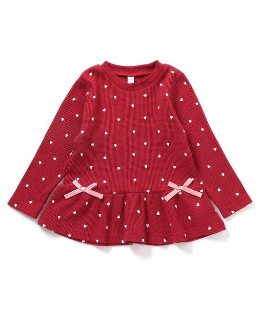 日本童裝｜華夫格長袖上衣