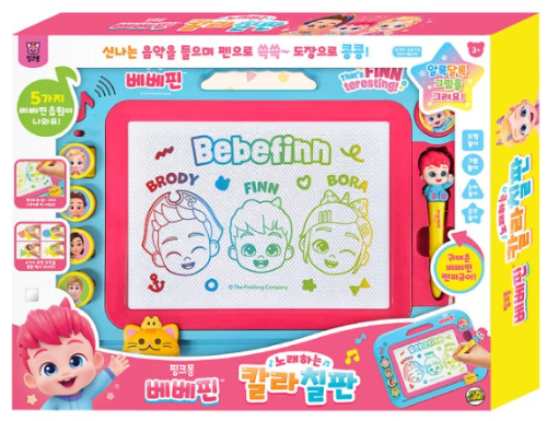 韓國玩具｜Bebefinn唱歌畫板
