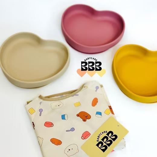 [預購] BBB Babycare 心型矽膠吸盤碟