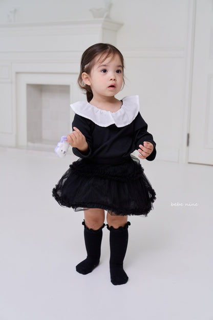 韓國童裝｜經典荷葉邊膝下襪 (3p set) BN30