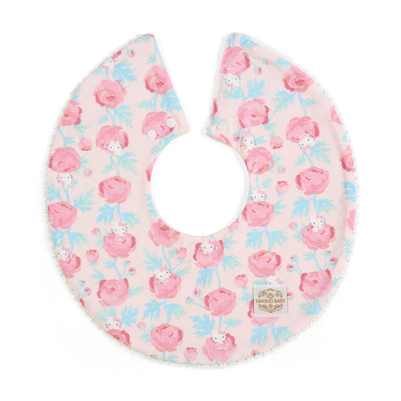 日本直送｜Sanrio Baby 360度圓邊口水肩-Hello Kitty