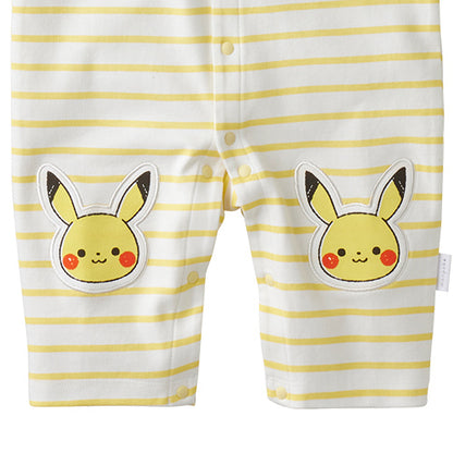 日本直送｜Monpoké 條紋純棉連身衣（70-80cm）