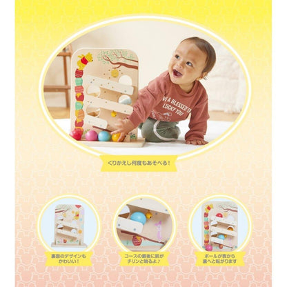 日本玩具｜Disney 小熊維尼滾球斜坡玩具