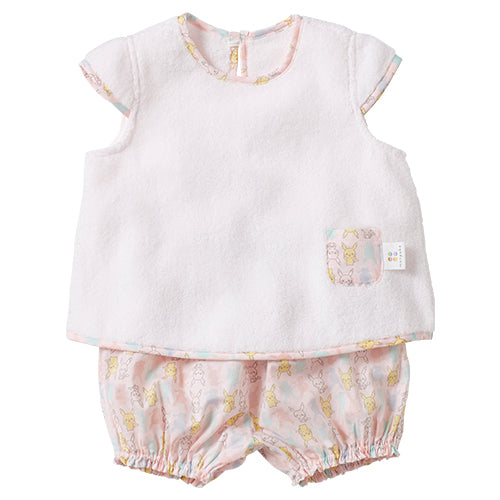 日本直送｜Monpoke印花保暖背心套裝｜100%純棉｜