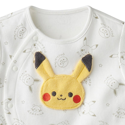 日本直送｜Monpoké 立體比卡超大頭純棉連身衣（70-80cm）