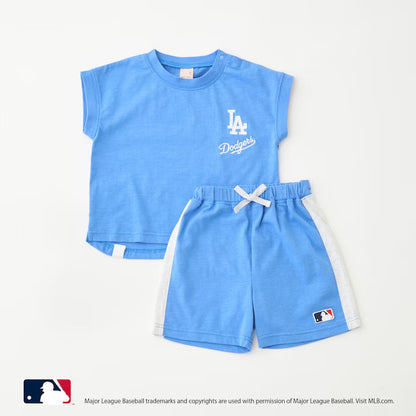 日本童裝｜Petit Main MLB無袖套裝