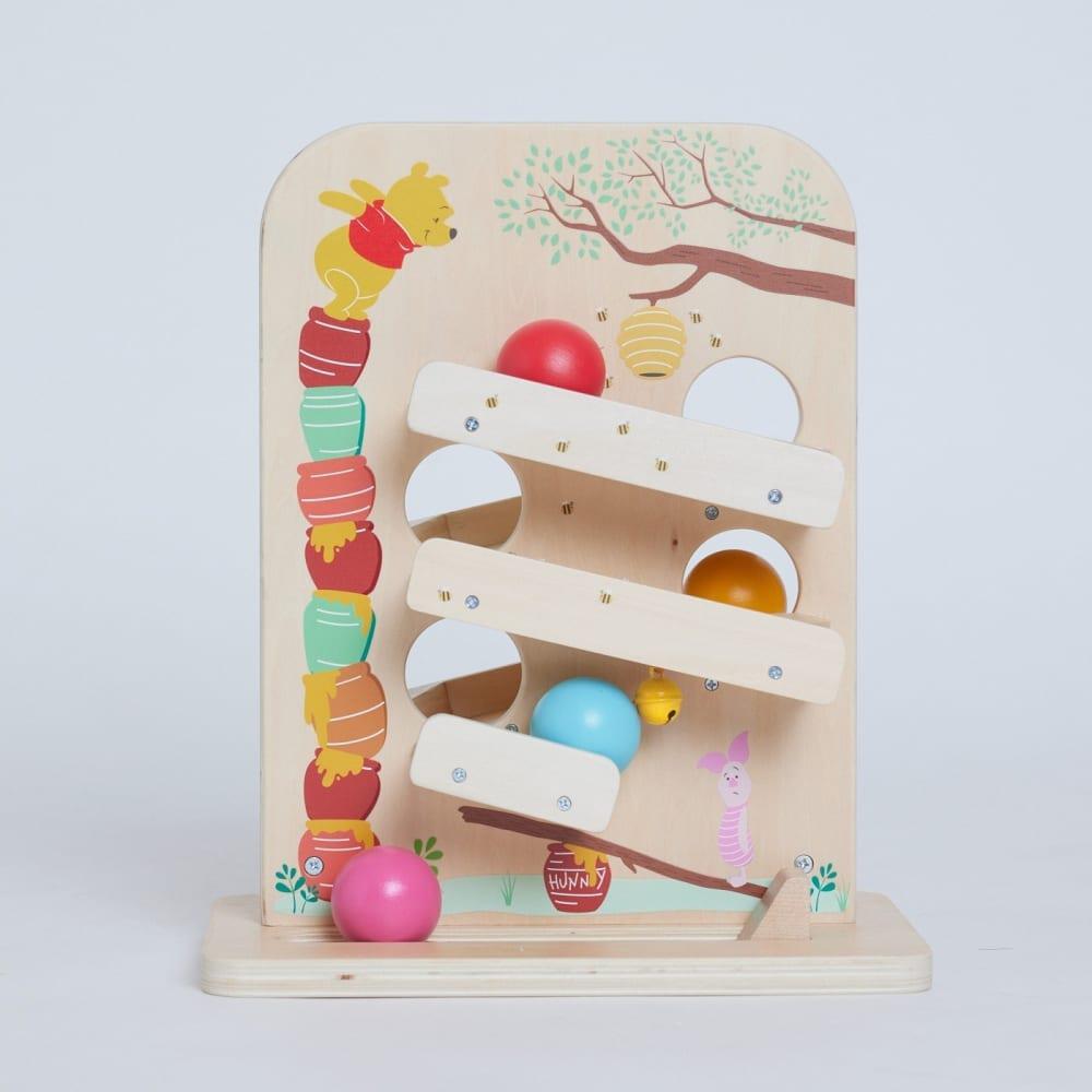 日本玩具｜Disney 小熊維尼滾球斜坡玩具