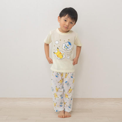 2026 新品｜Monpoke 長袖前開睡衣+短袖T恤套裝