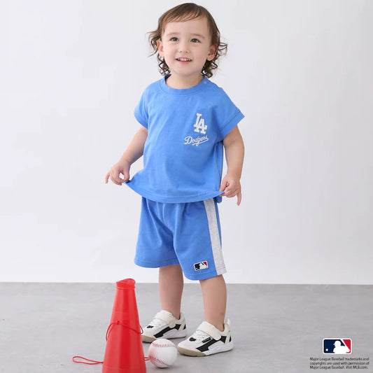 日本童裝｜Petit Main MLB無袖套裝