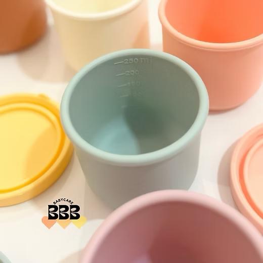 [預購] BBB Babycare寶寶矽膠圓形食物儲存盒