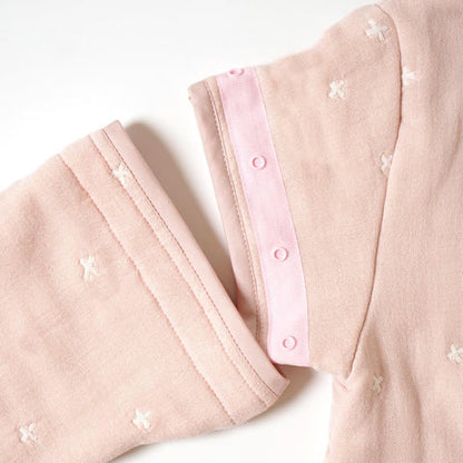 日本製｜6way 六重紗幼兒睡袋｜可拆卸袖｜姓名刺繡
