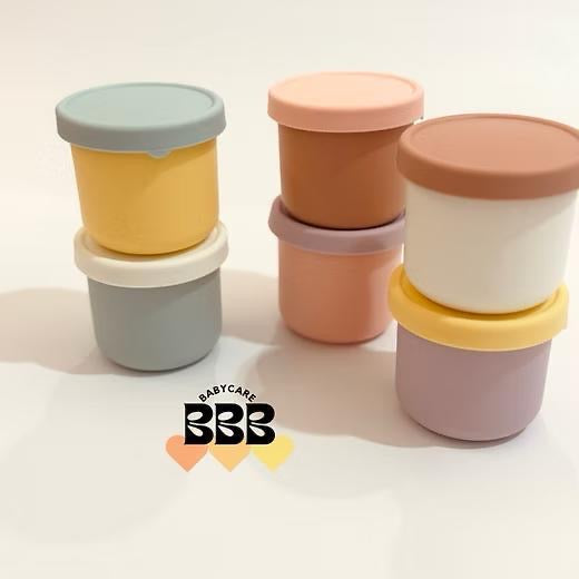 [預購] BBB Babycare寶寶矽膠圓形食物儲存盒